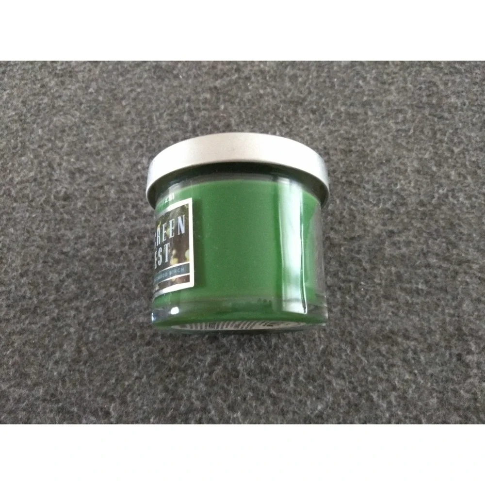 Everyday‎ Luxe Candle Evergreen Forest Glass Jar Lid 3.5oz Soy Blend Wax USA NEW